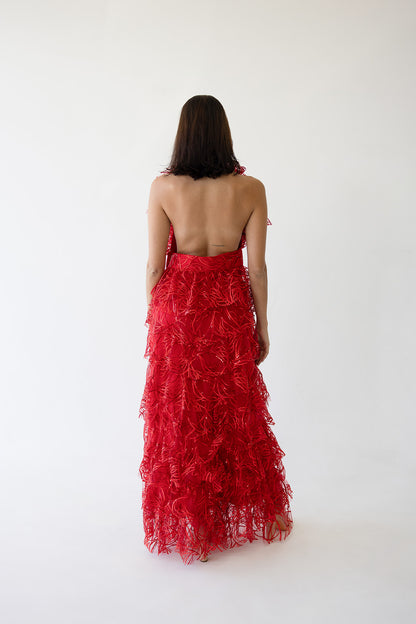 Vestido largo Incendia