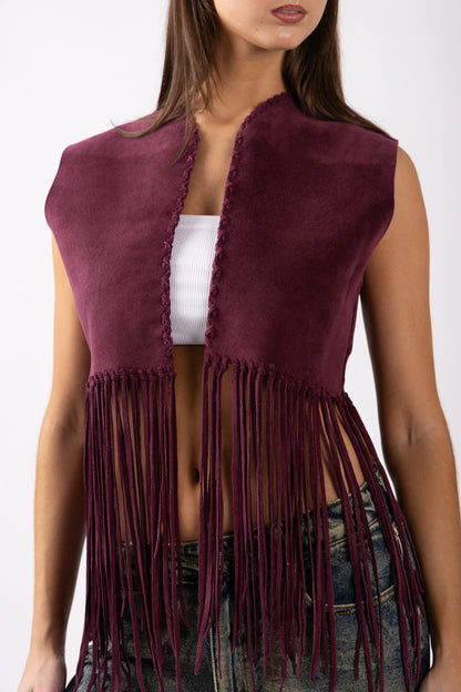 Tucumán Fringe Vest