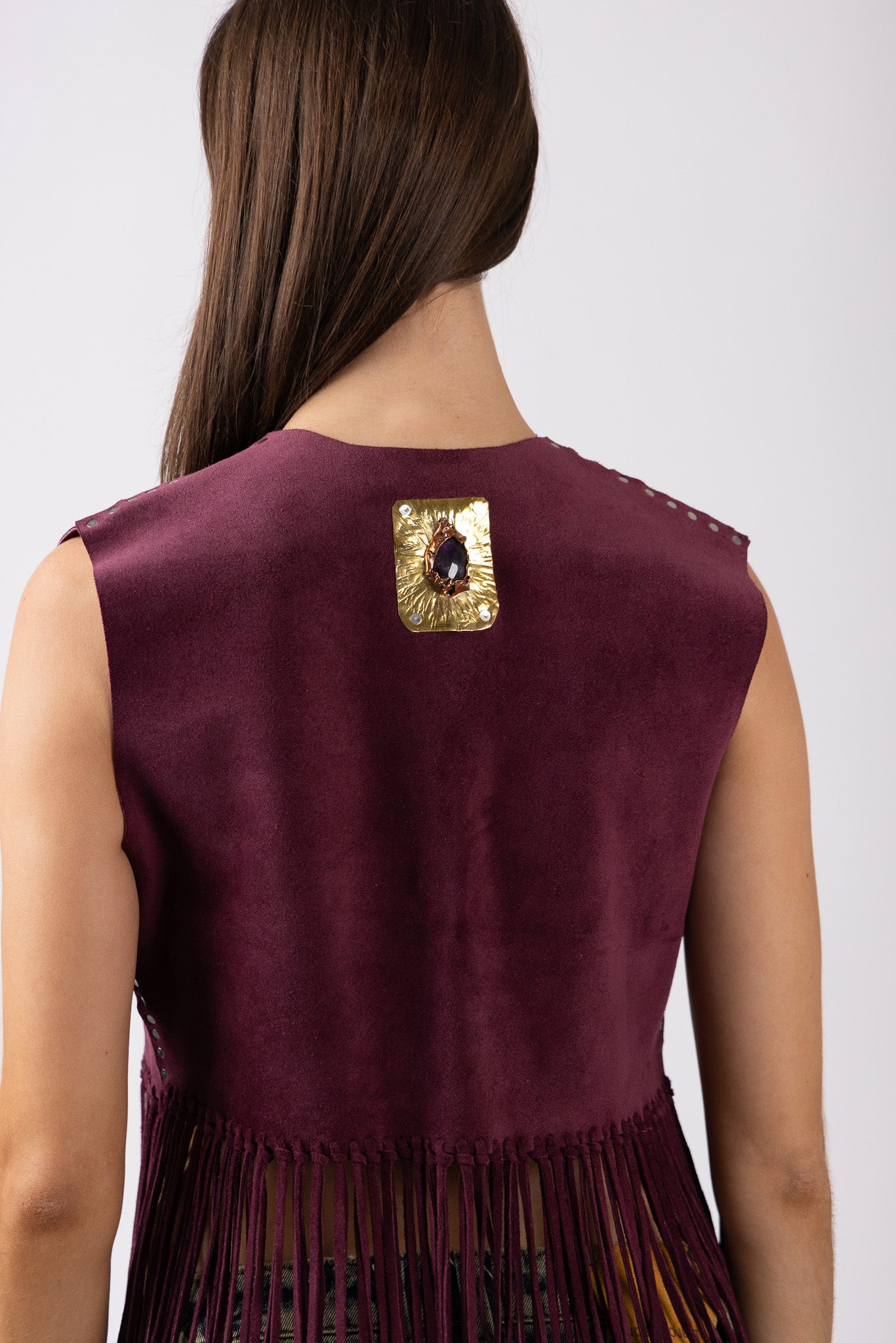 tucumán fringe vest