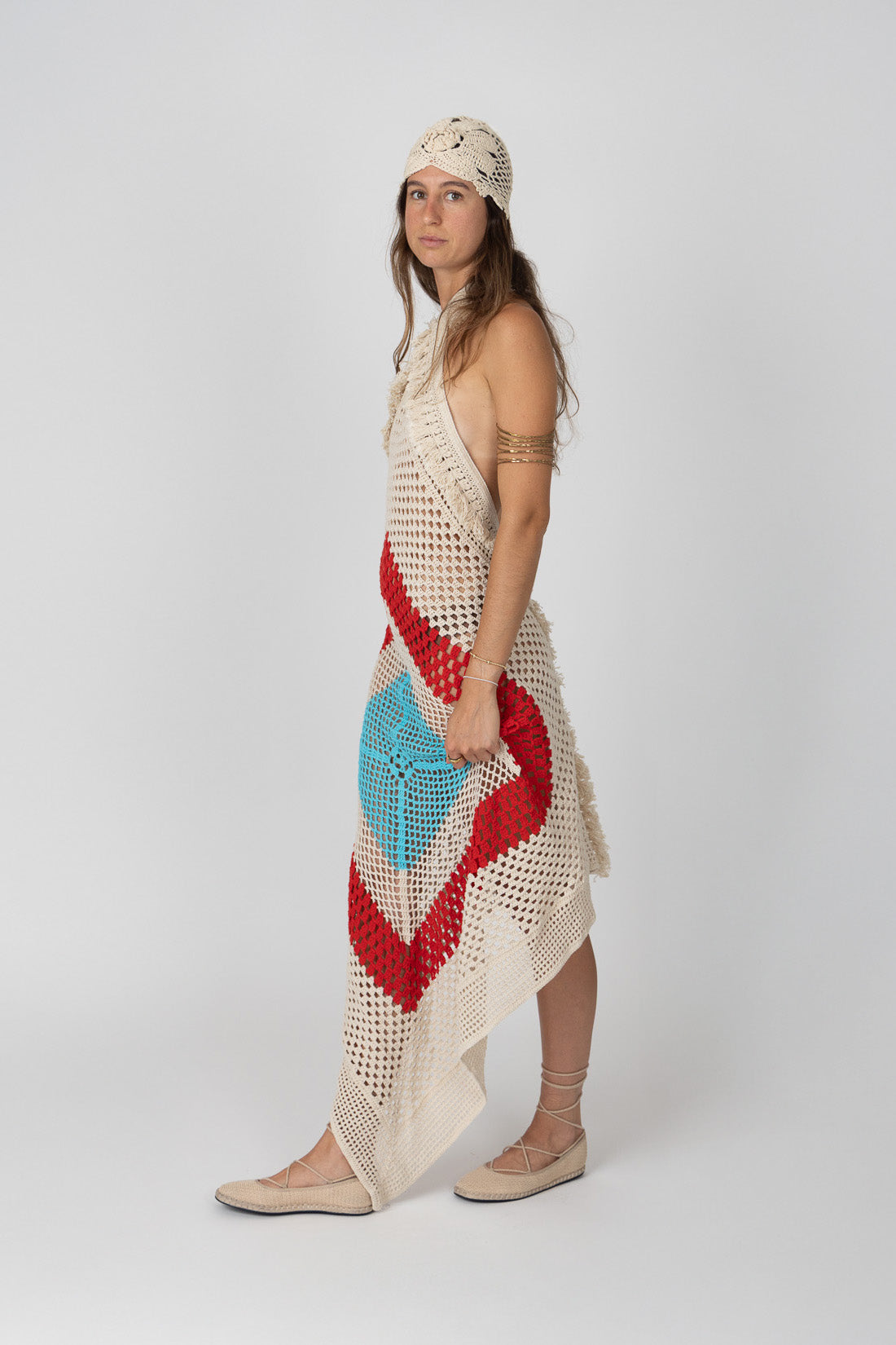 hibiscus crochet dress