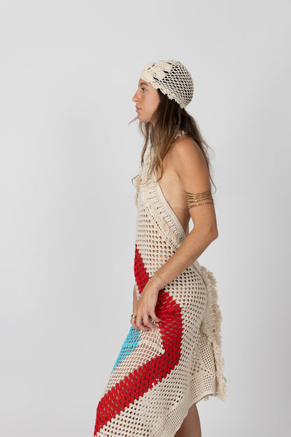 Hibiscus Crochet Dress
