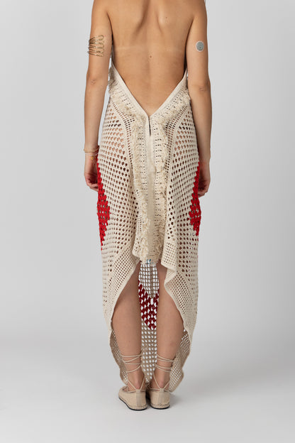 Hibiscus Crochet Dress