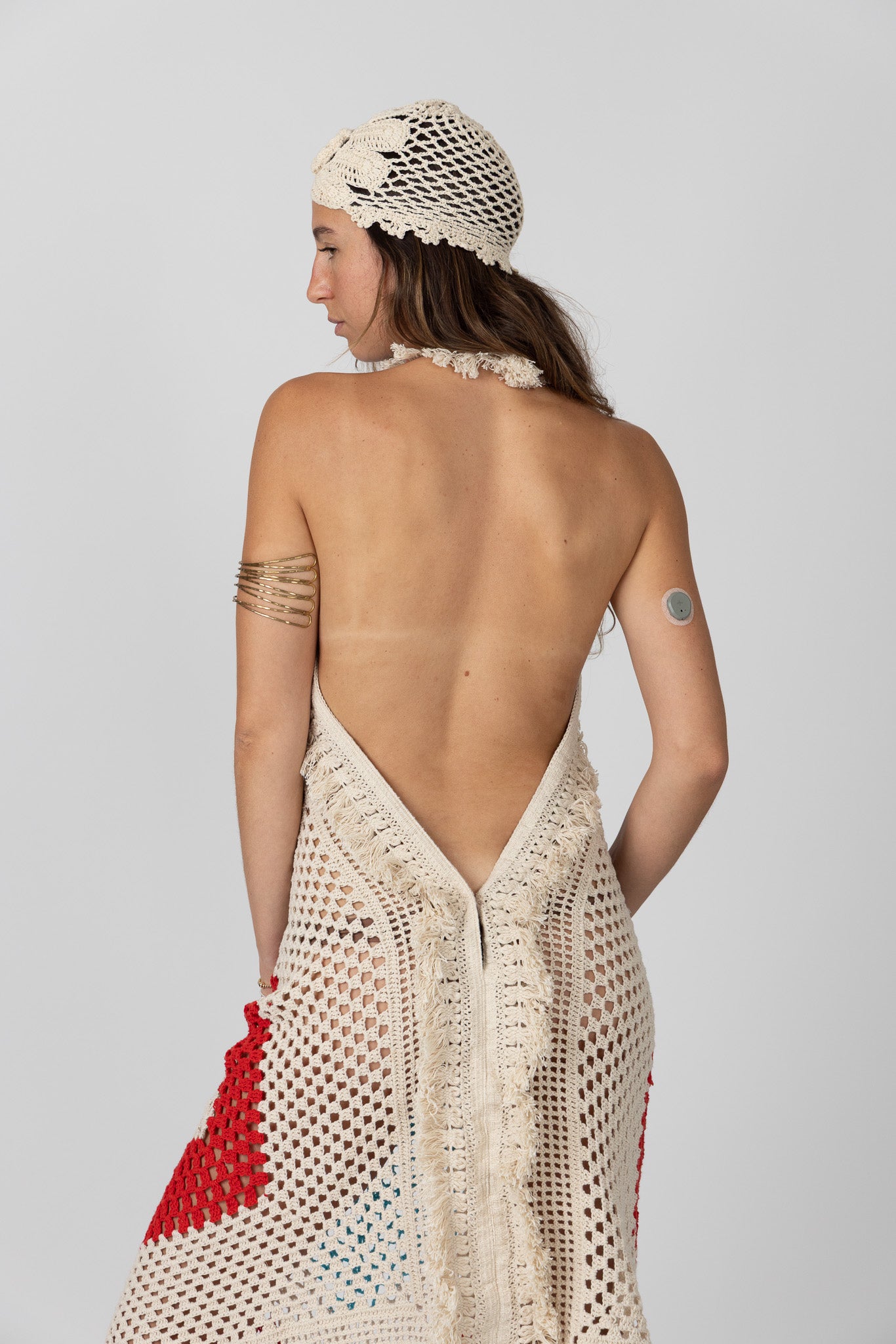 hibiscus crochet dress