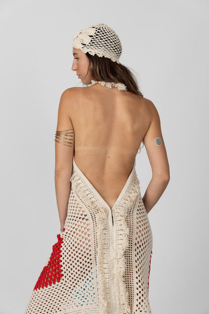Hibiscus Crochet Dress