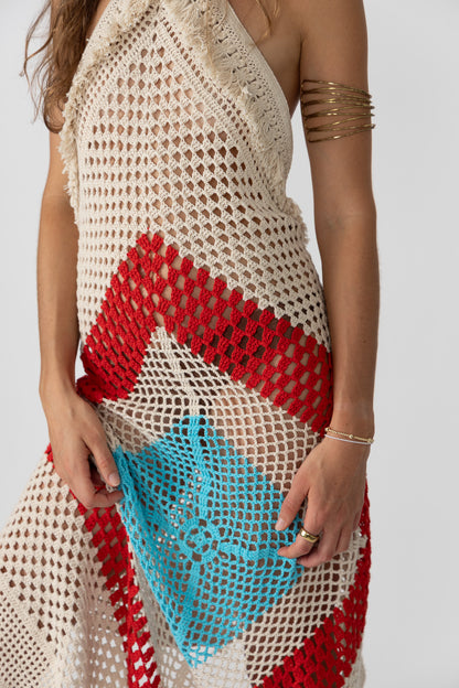 Hibiscus Crochet Dress