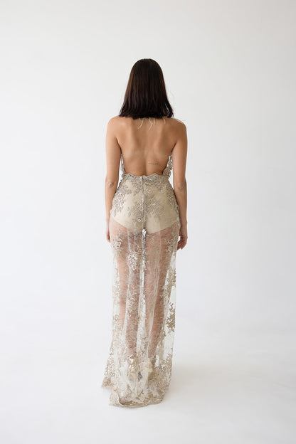 Ethera Vestido de encaje