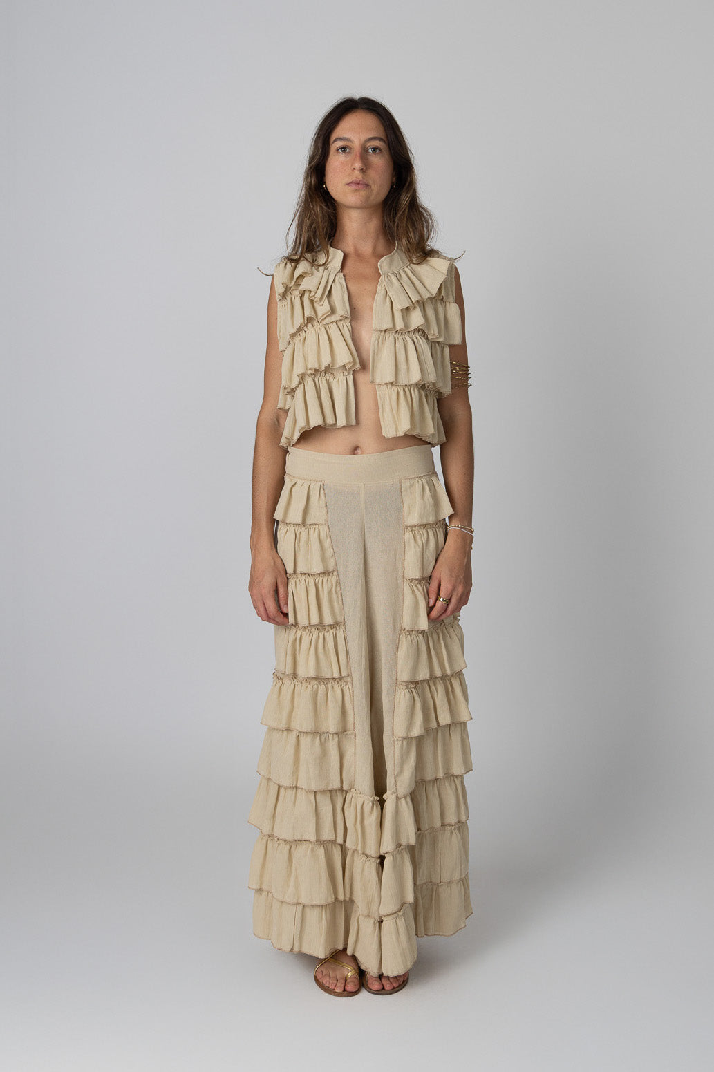 bohemia ruffles pant