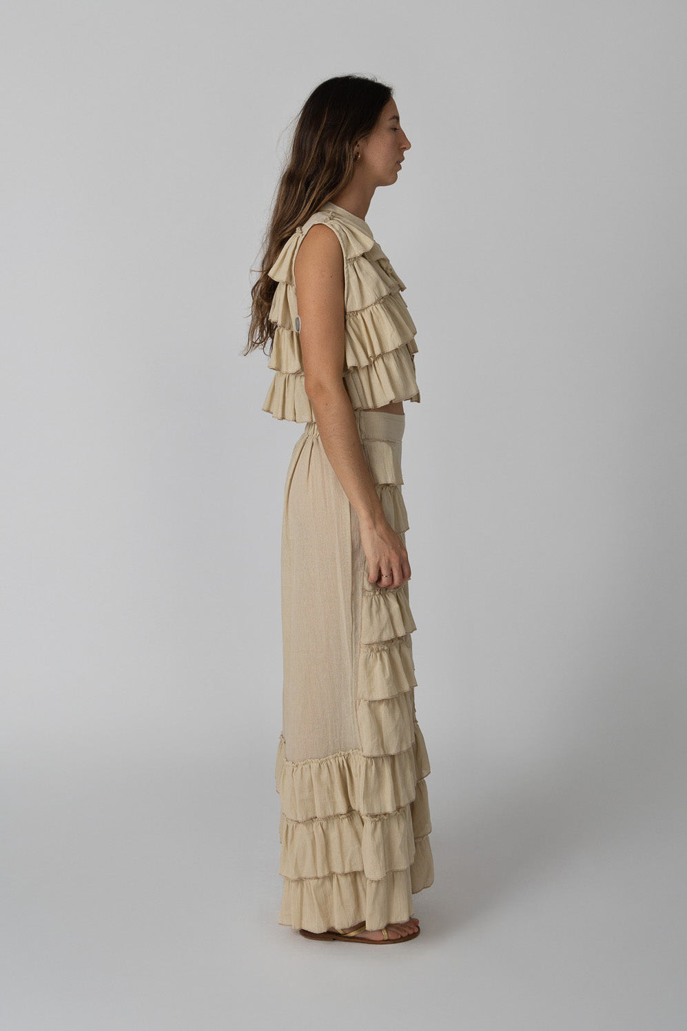 bohemia ruffles pant