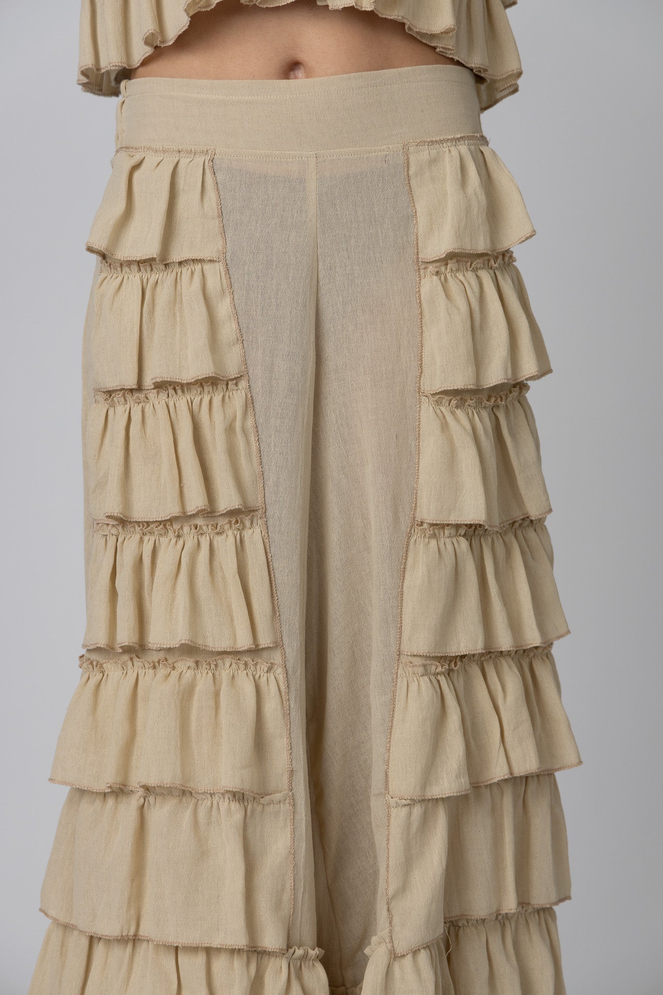 bohemia ruffles pant
