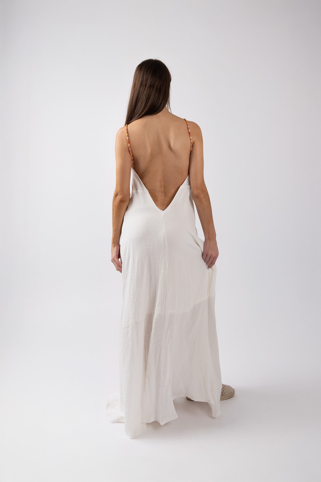 ayres dress - orange strap