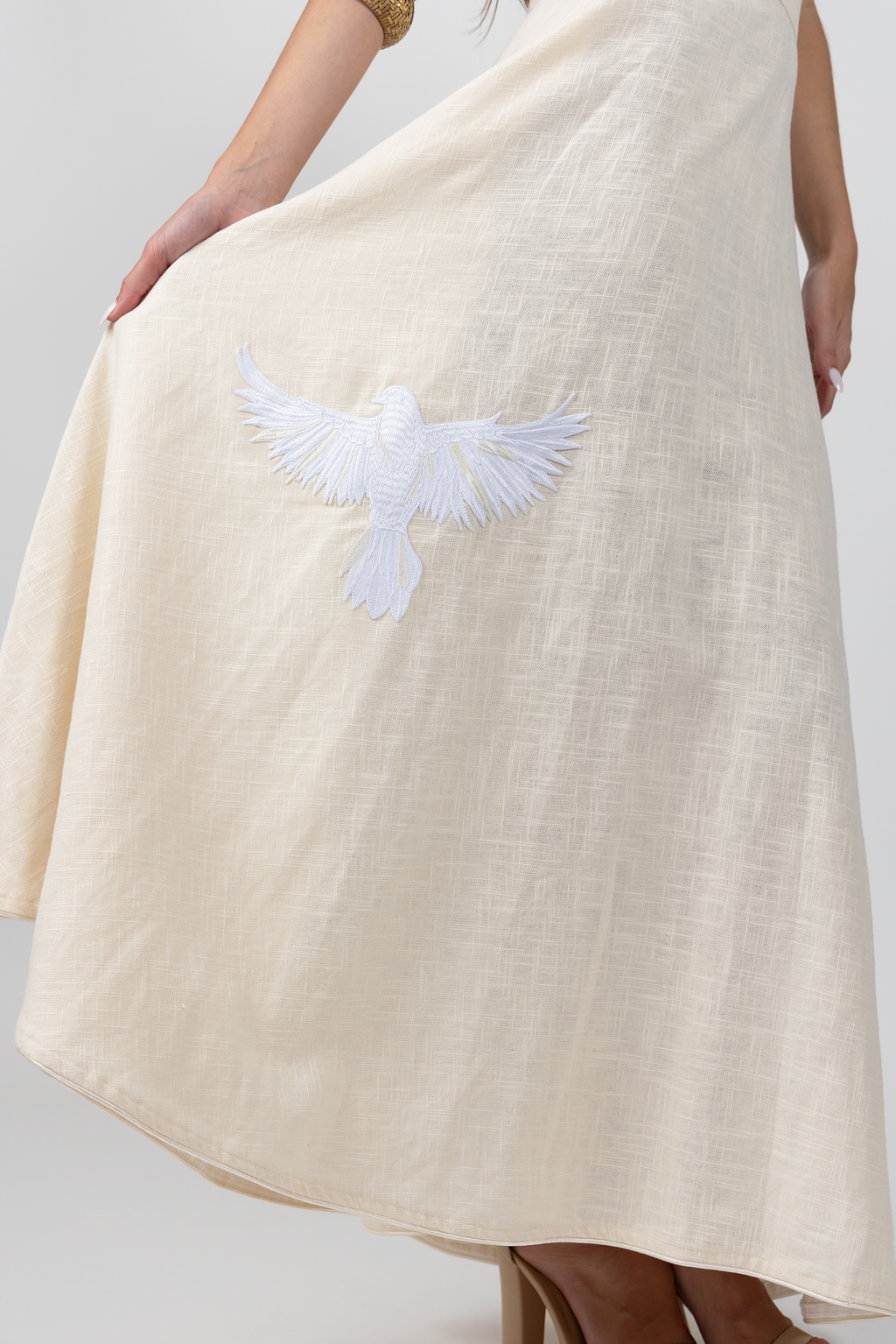 paloma linen skirt