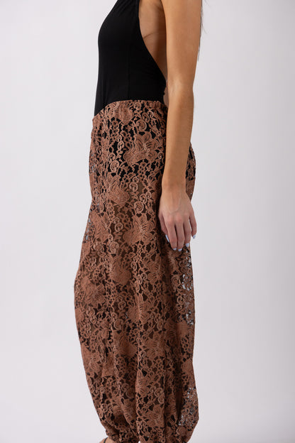 Lace Balloon Pants