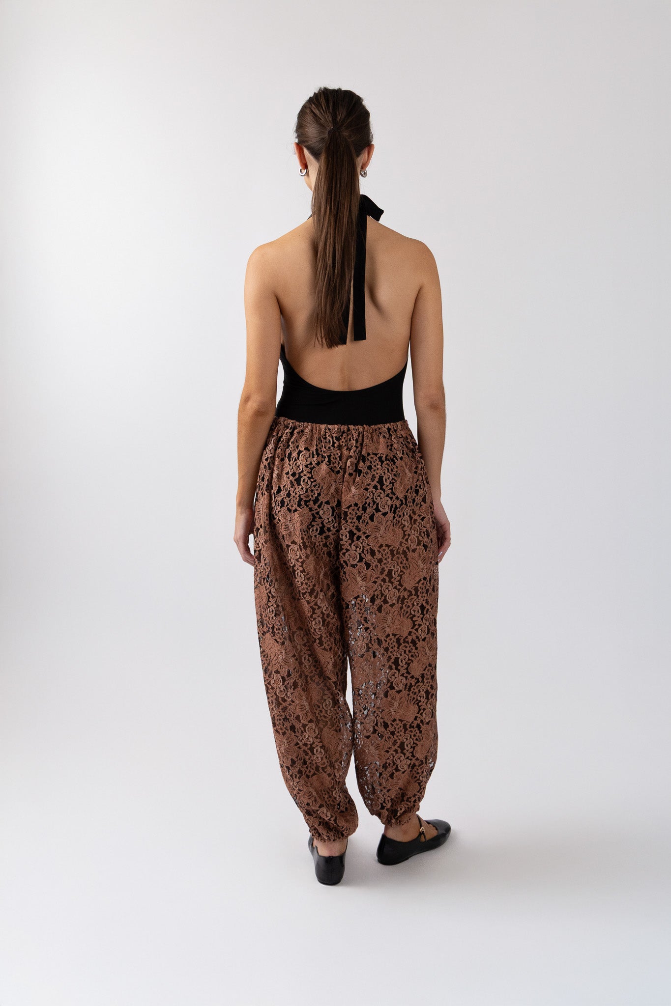 lace balloon pants