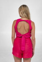 Load image into Gallery viewer, Fuchsia Linen Top