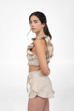 Load image into Gallery viewer, Beige Ruffles Top