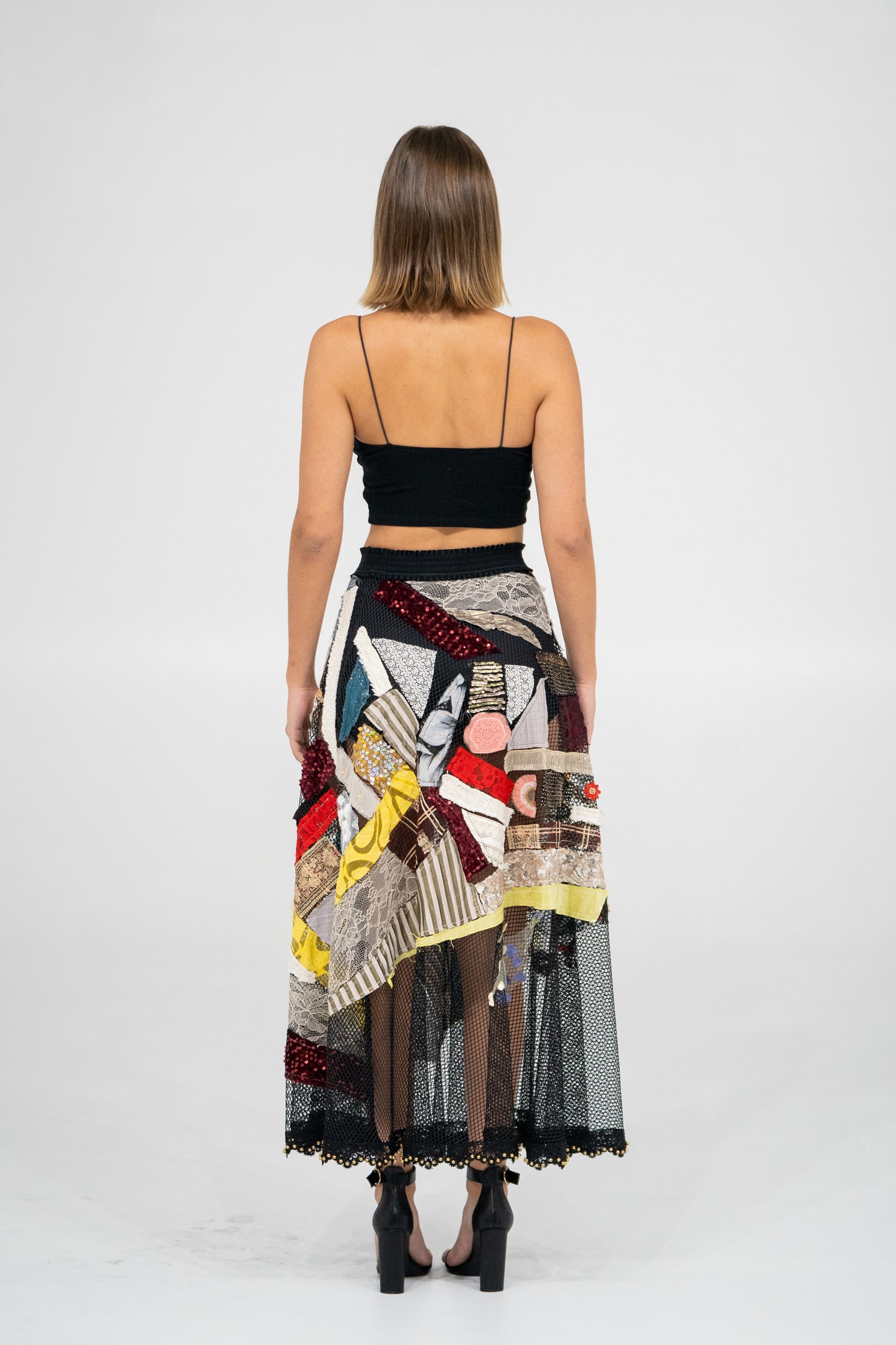 upcycle maxi skirt