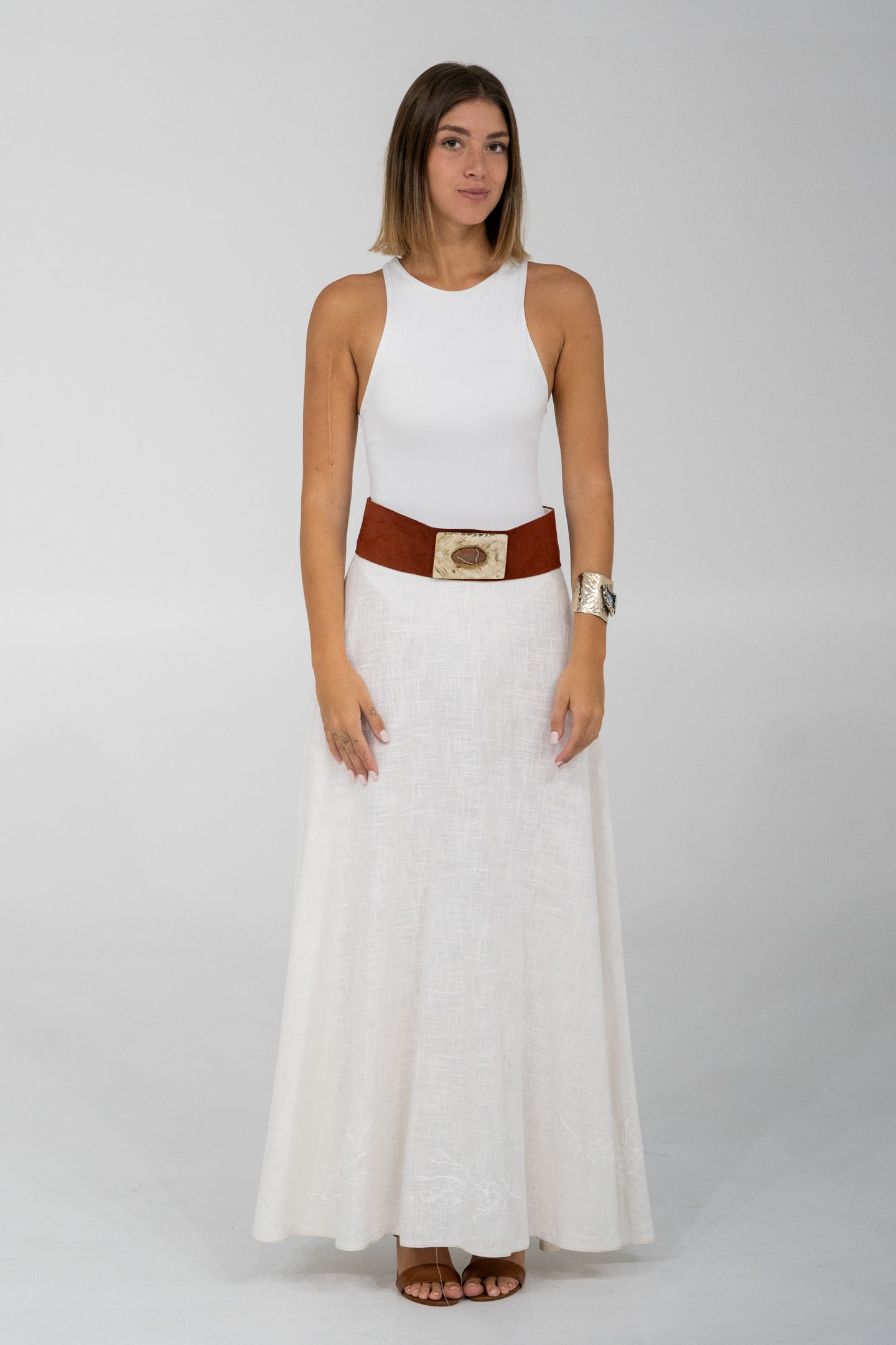 Serena Linen Skirt