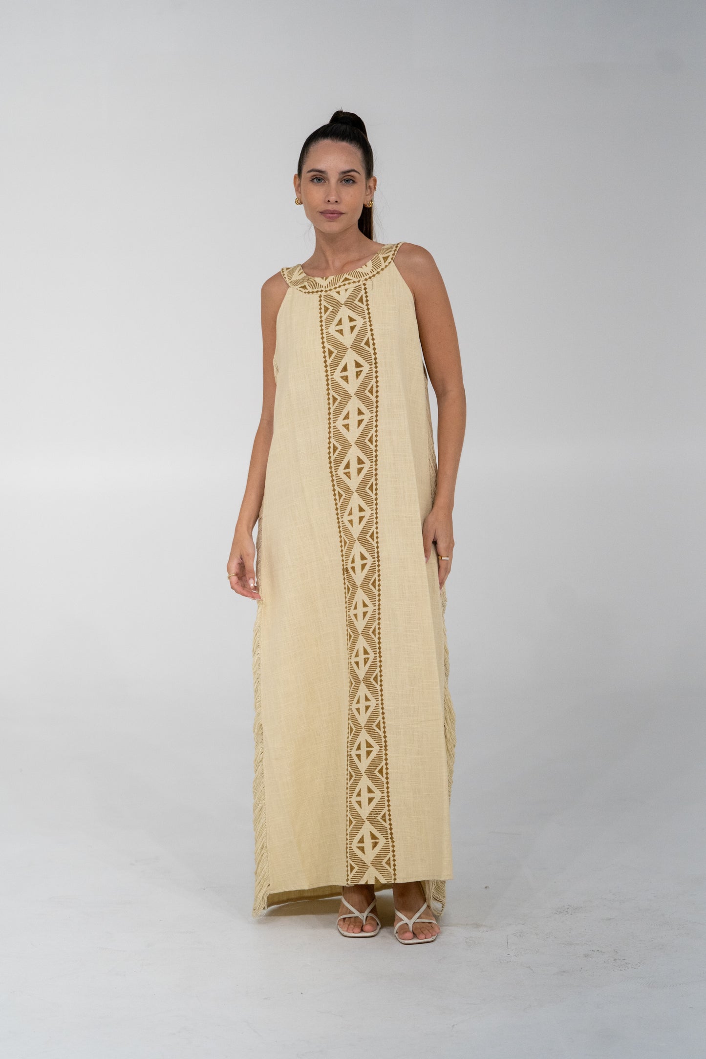 tibet dress beige