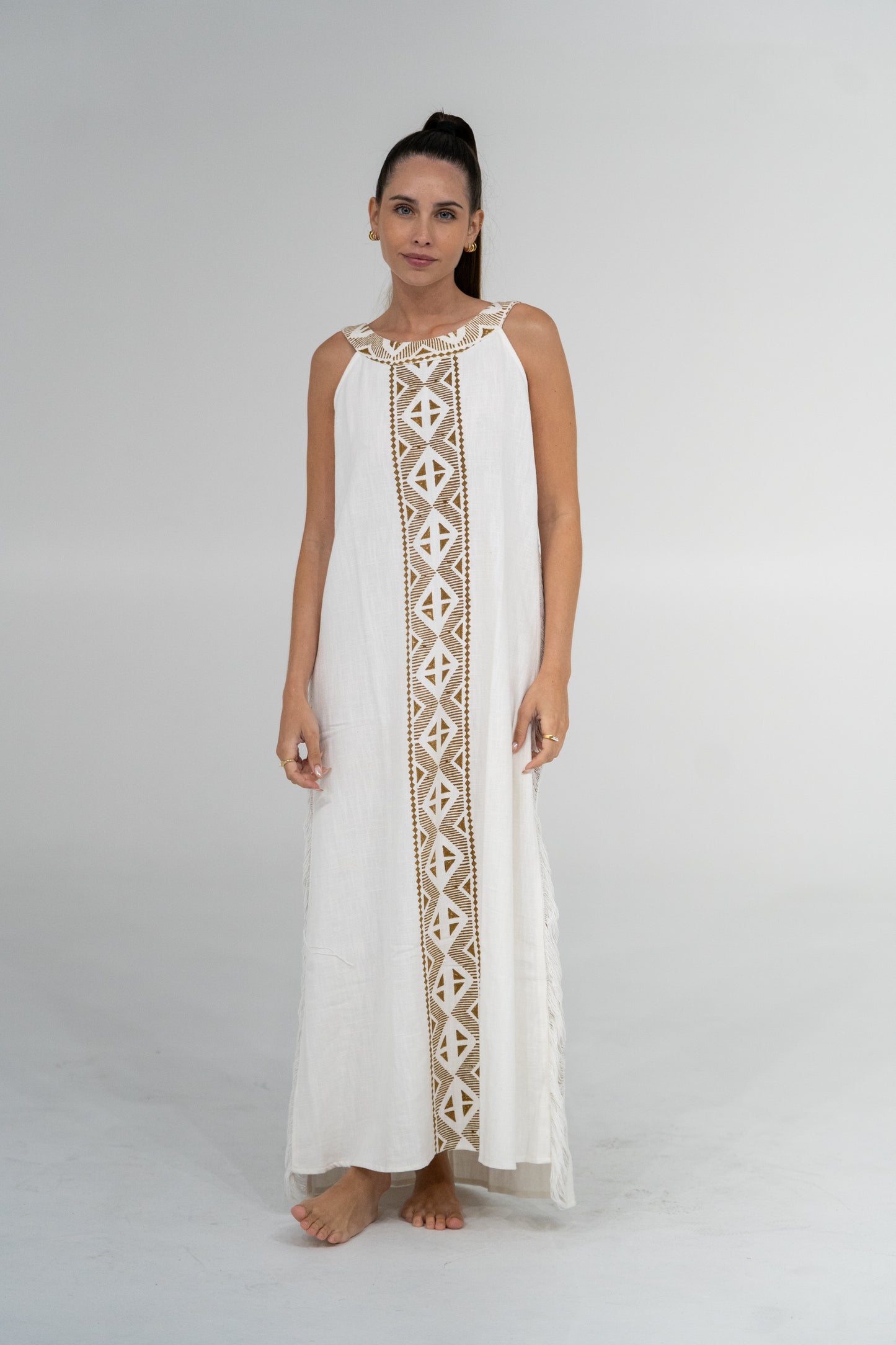 vestido tibet blanco