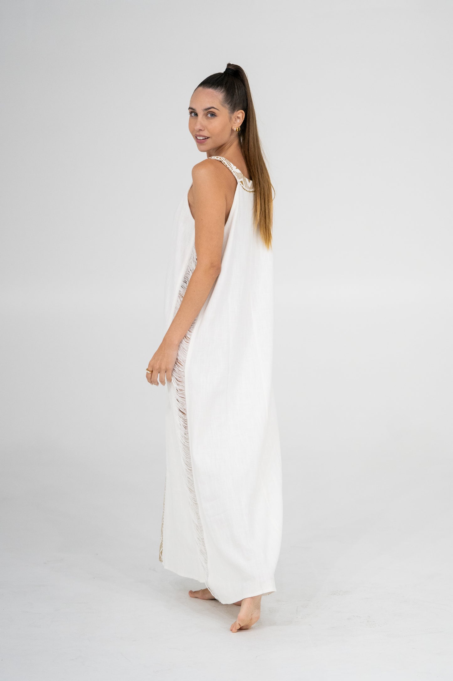 vestido tibet blanco