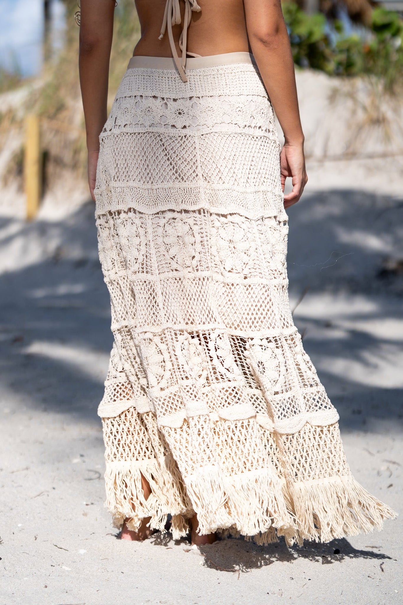 flow crochet skirt