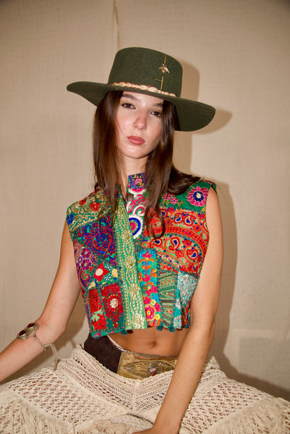 Gypsy Vest Green