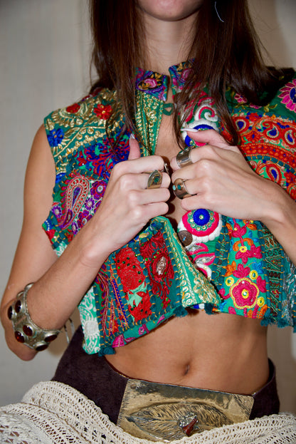 Gypsy Vest Green