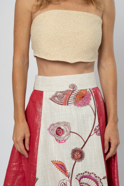 Cerise Maxi Skirt