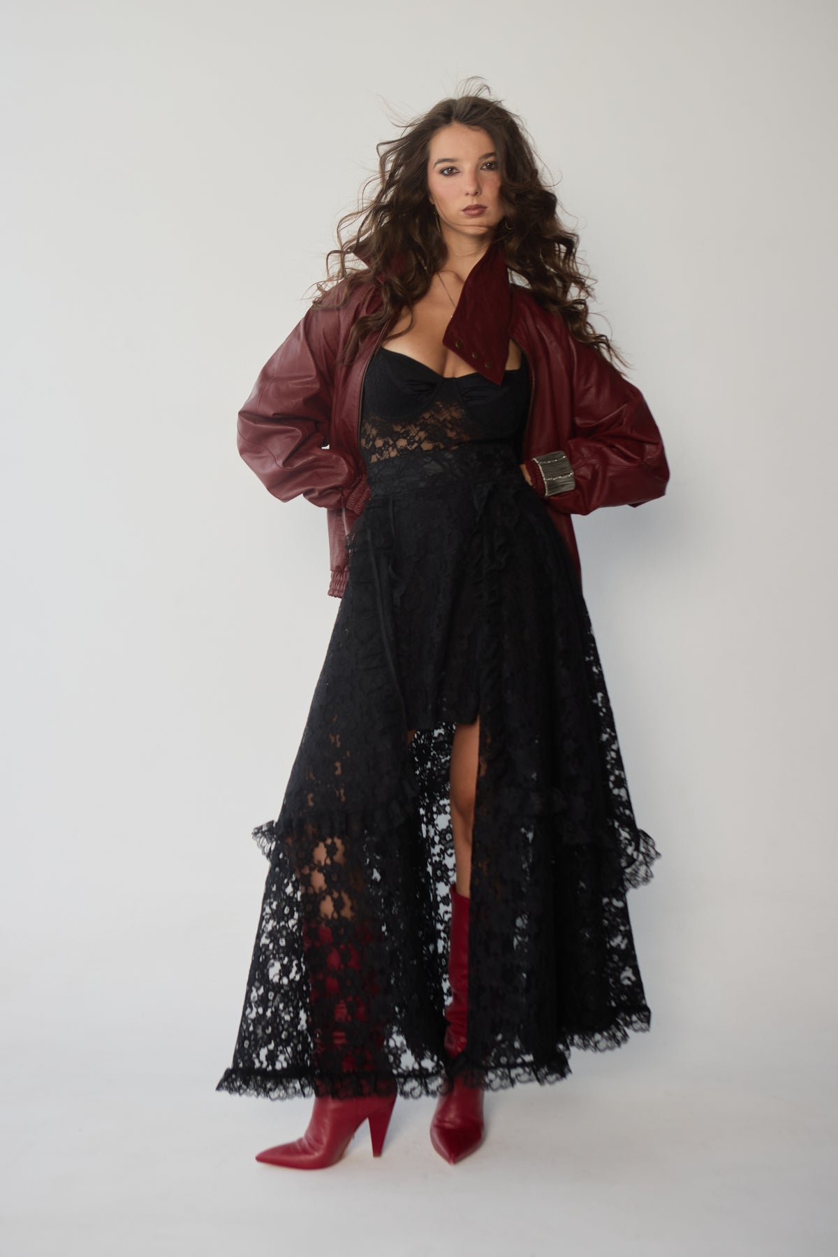 emily lace skirt