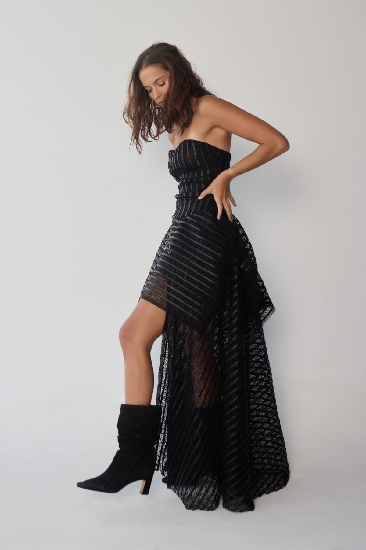 vivien strapless dress