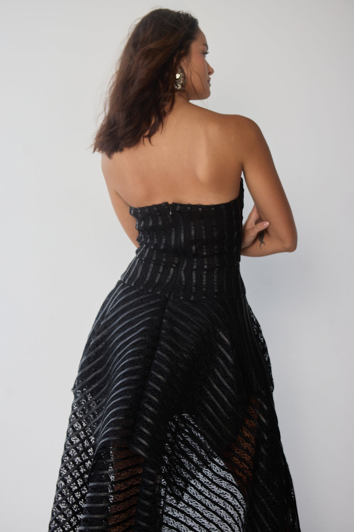 vivien strapless dress