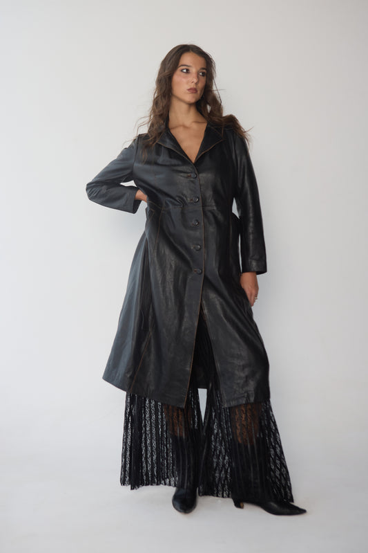 Andes Trench Coat - Violet Agate