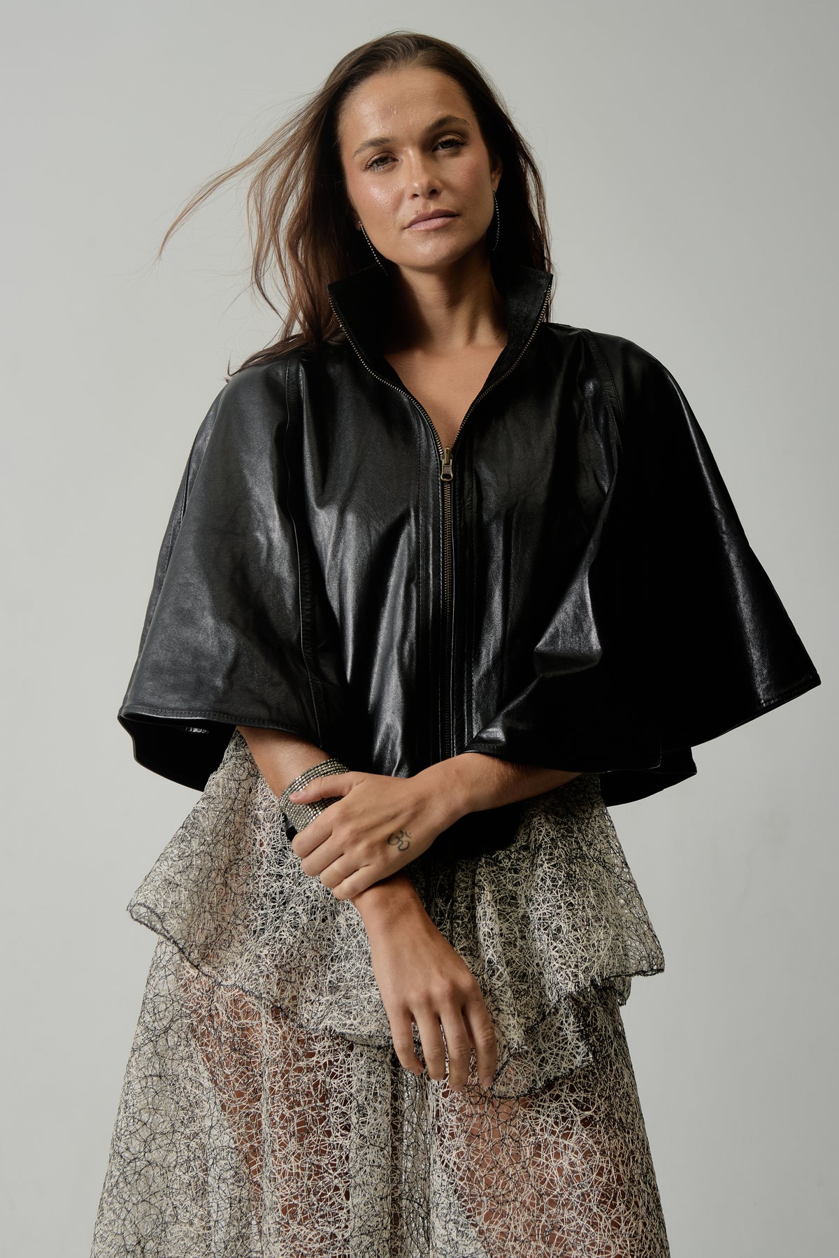 andes zipper cape