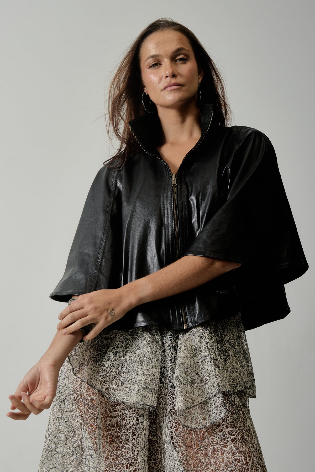 andes zipper cape