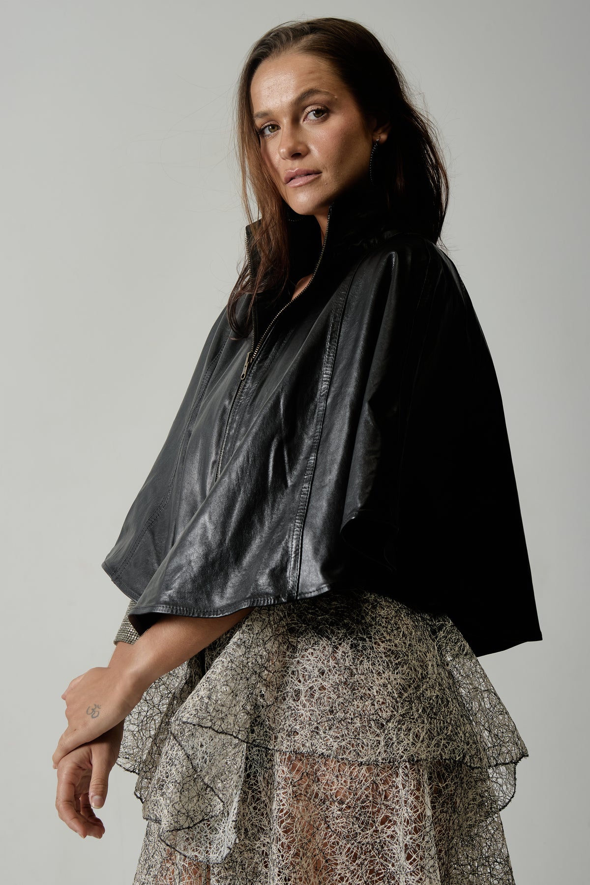 andes zipper cape