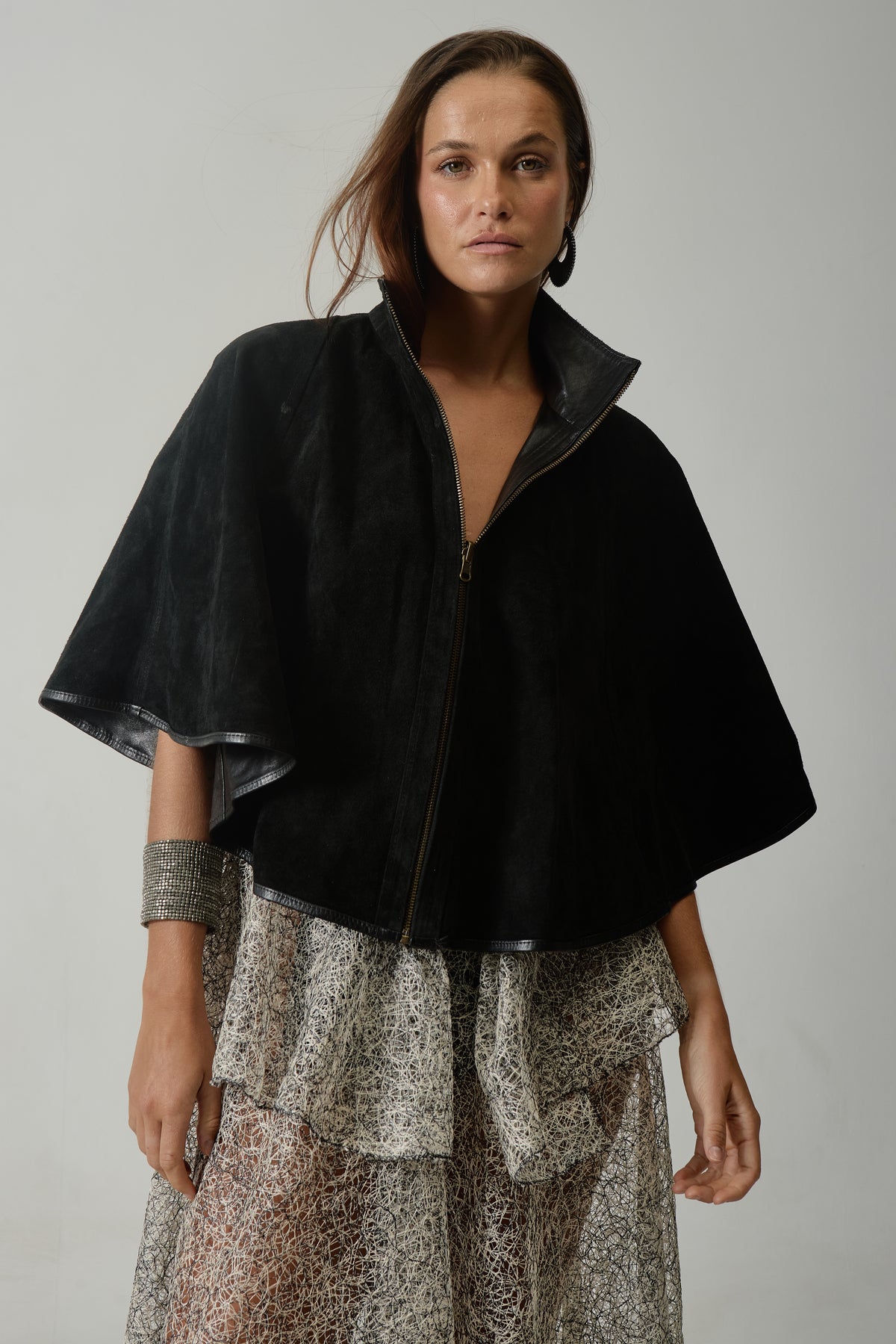 andes zipper cape