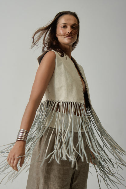 Calafate Fringe Vest