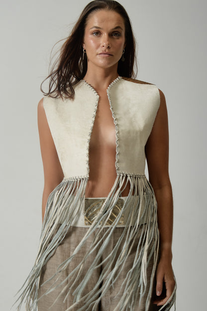 Calafate Fringe Vest