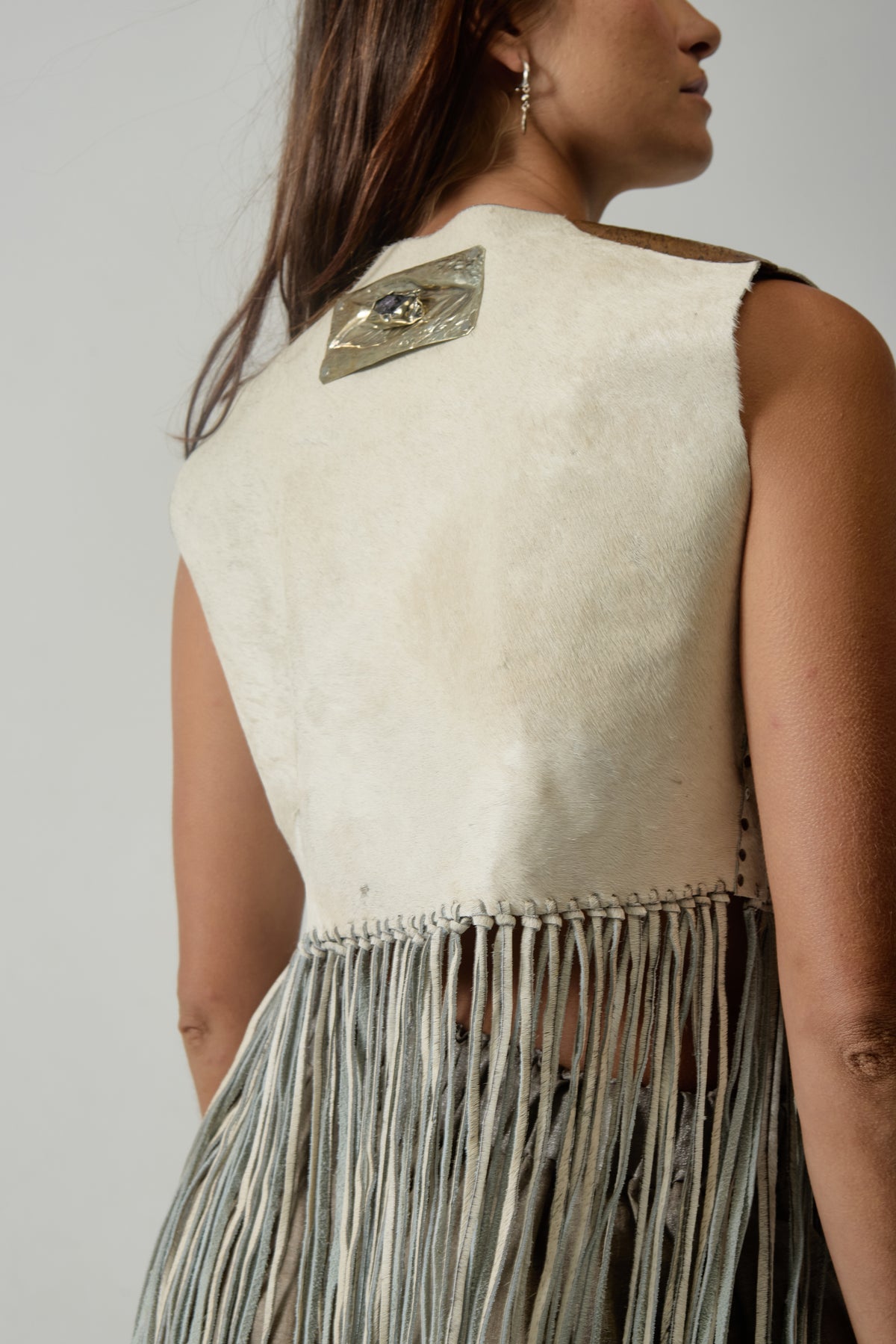 calafate fringe vest