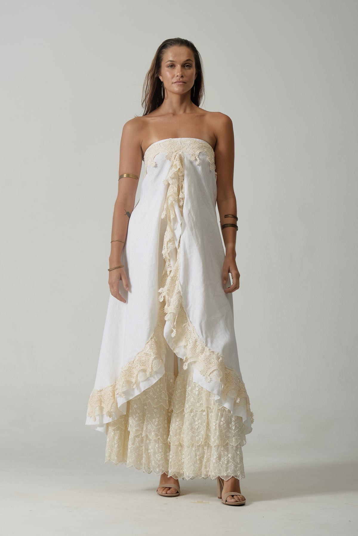 alma strapless dress