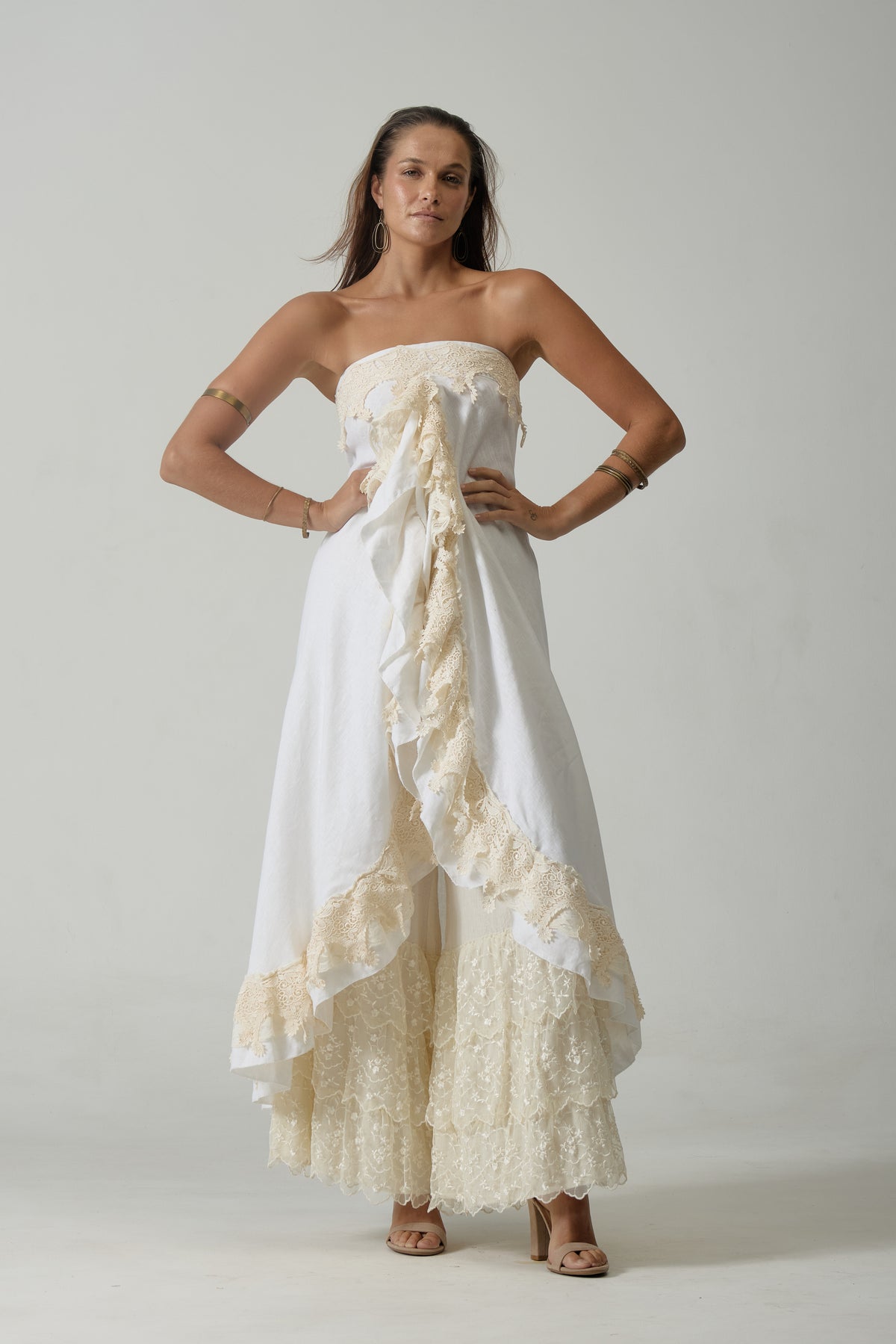 alma strapless dress