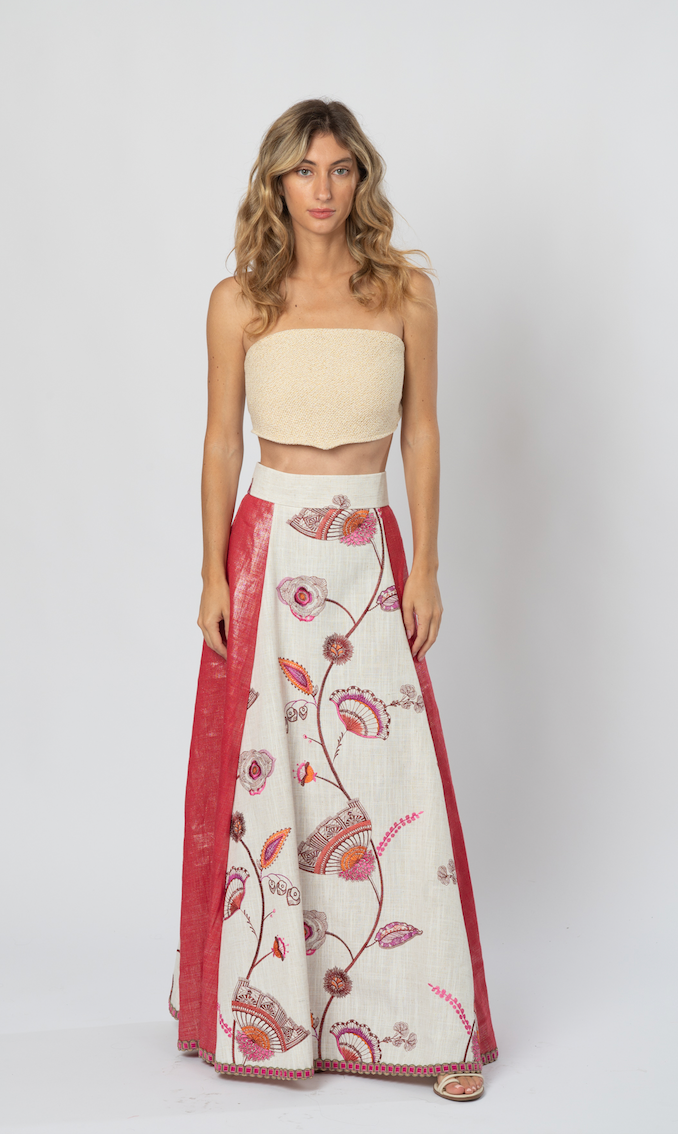 Cerise Maxi Skirt