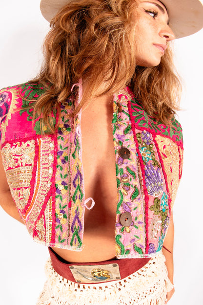 Gypsy Vest Pink