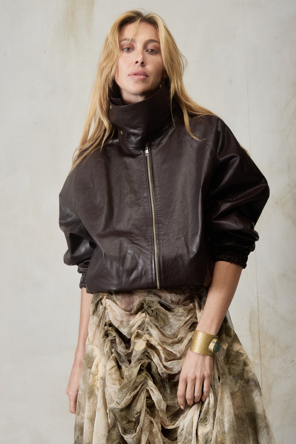 chaqueta bomber pampa