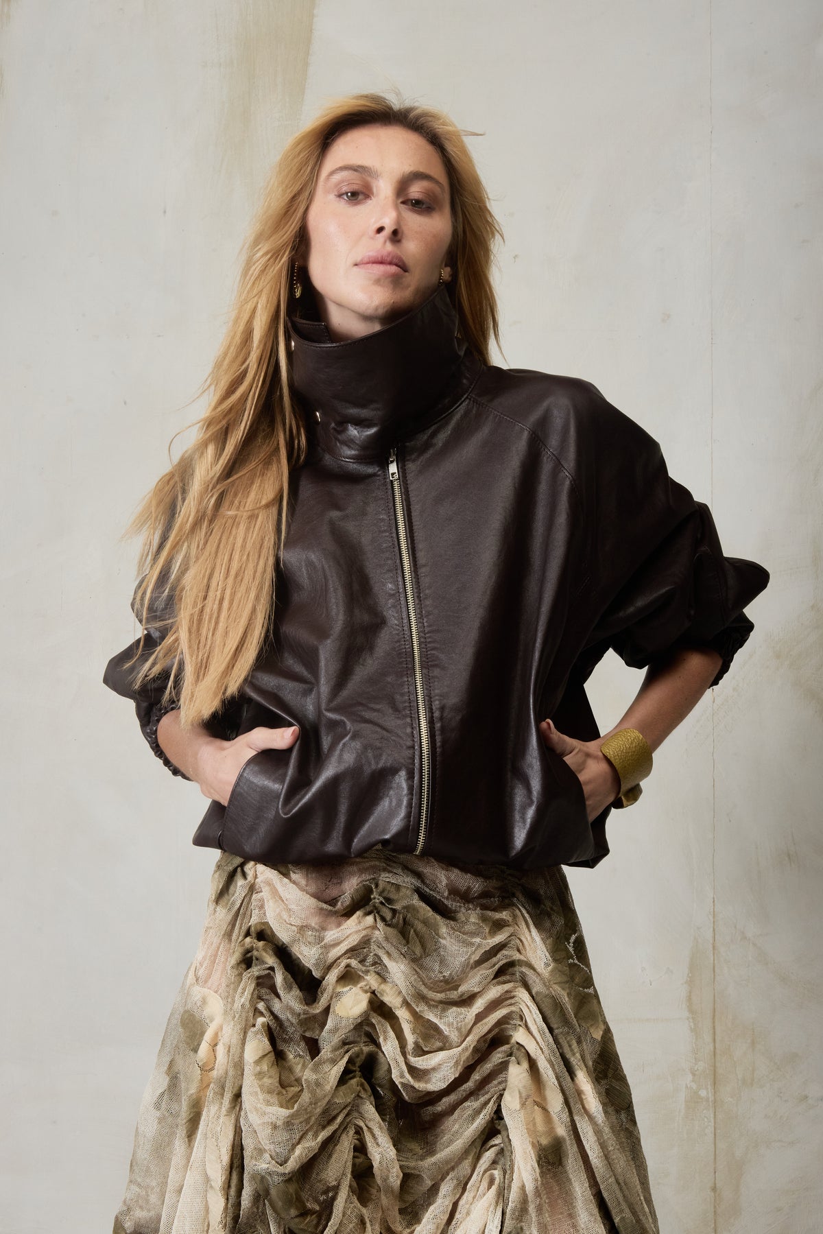 chaqueta bomber pampa