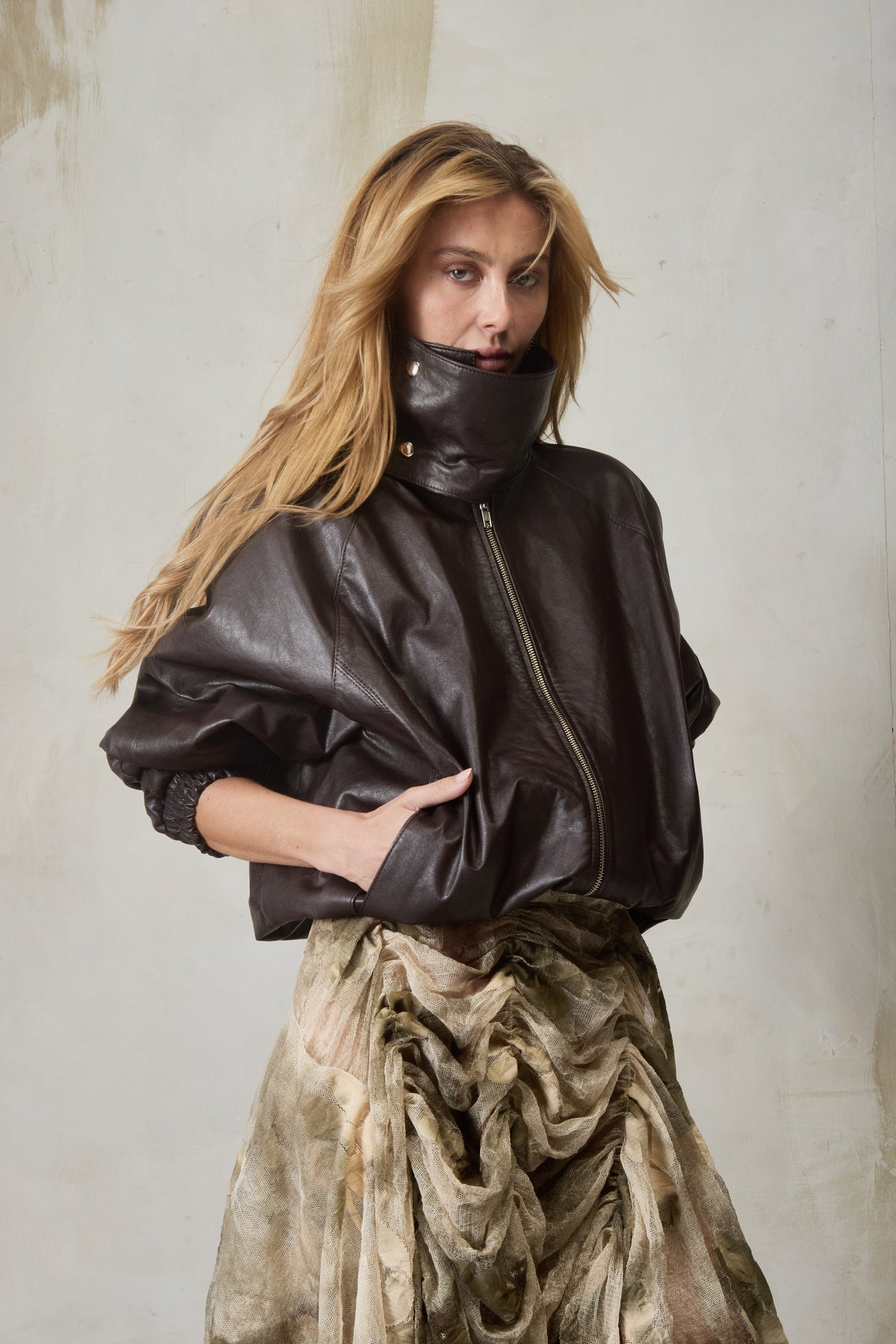 chaqueta bomber pampa