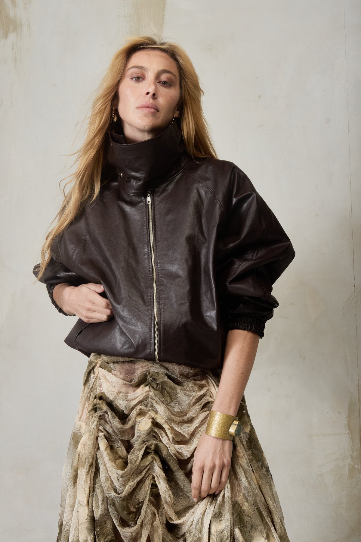 chaqueta bomber pampa