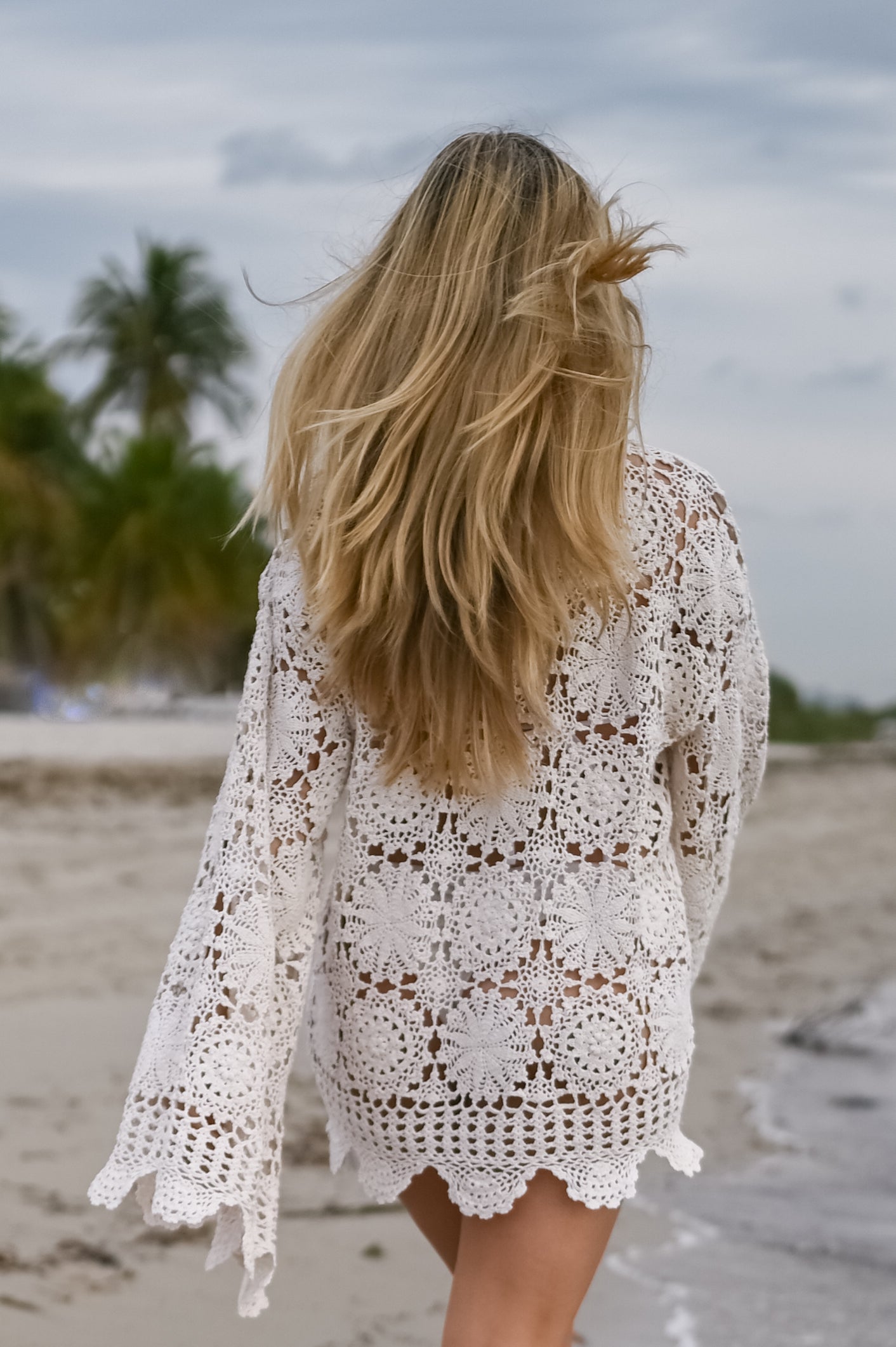 boho crochet sweater