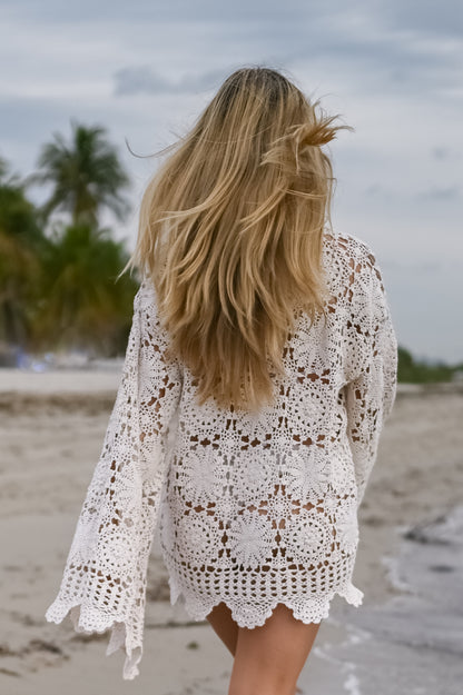 Boho Crochet Sweater