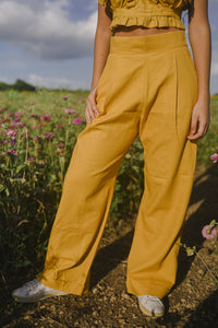 Linen Pant Yellow